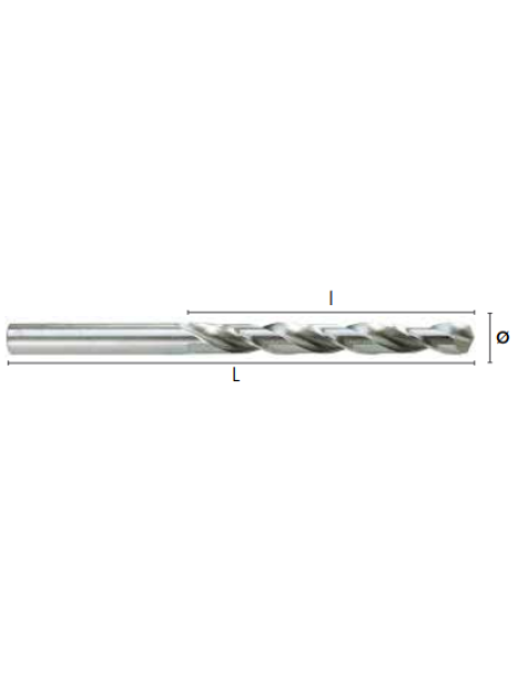 BROCA HSS BRANCA 12MM INOX HEPYC-1158-DIN338 N-118º REF.2411581200