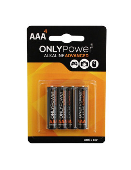 PILHA ONLY POWER LR03 AAA (PACK 4UNI)