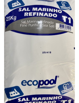 SAL MARINHO REFINADO ECOPOOL SACO 25KG