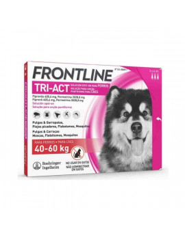 FRONTLINE TRI-ACT 40-60KGS CÃO 1 PIPETA