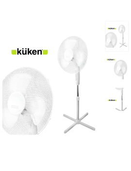 VENTOINHA KUKEN 45W 43CM C/PÉ 3 VELOCIDADES