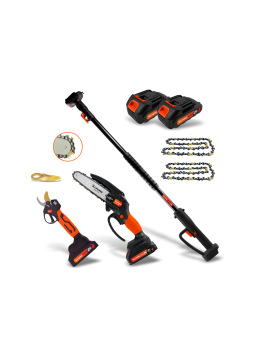 MOTOSSERRA + CABO TELESCÓPICO + 2 BATERIAS ALTUNA AFKIT 