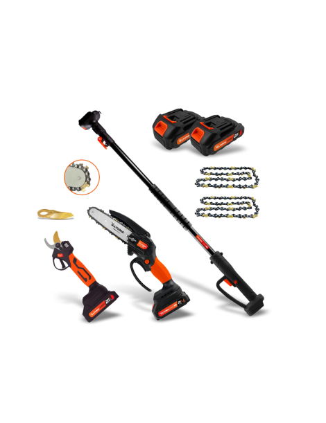 MOTOSSERRA + CABO TELESCÓPICO + 2 BATERIAS ALTUNA AFKIT 