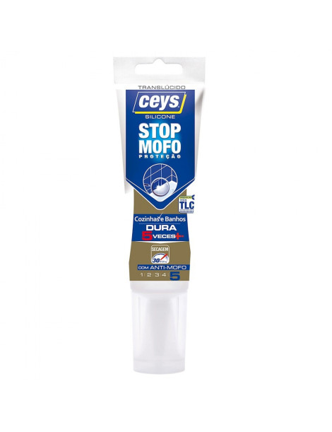 SILICONE SANITÁRIO STOP MOFO 125ML CEYS TRANSP (BLISTER)