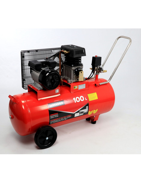 COMPRESSOR DE AR CORREIA 100L MADER REF.09360