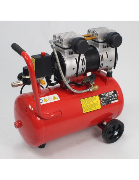 COMPRESSOR DE AR SILENCIOSO 24 LT MADER REF.09372