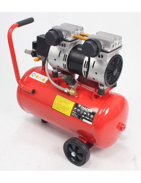 COMPRESSOR DE AR SILENCIOSO 24 LT MADER REF.09372