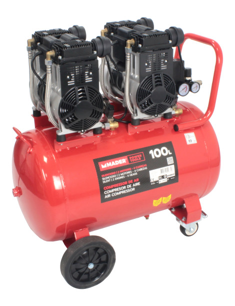 COMPRESSOR DE AR MONOBLOCO 100L MADER REF.09379