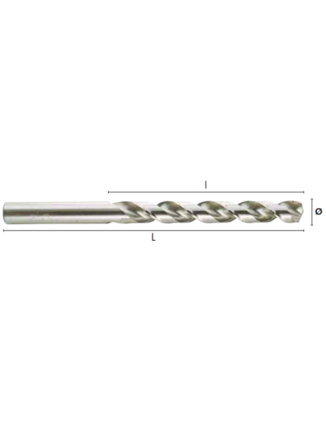 BROCA HSS COB. 5% 5MM INOX HEPYC-1106-DIN338 IX-135º REF.2411060500