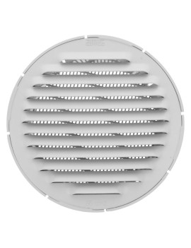 GRELHAS ALUMÍNIO VENTILADOR REDONDO 10CM BRANCO AMIG REF.24727