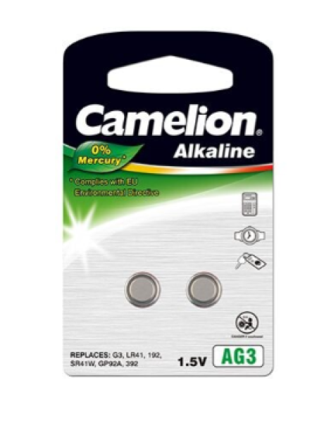 PILHAS AG3/LR41 CAMELION 