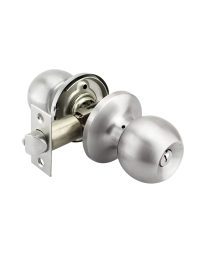 FECHADURA TUBULAR 281 CHAVE BOTÃO INOX