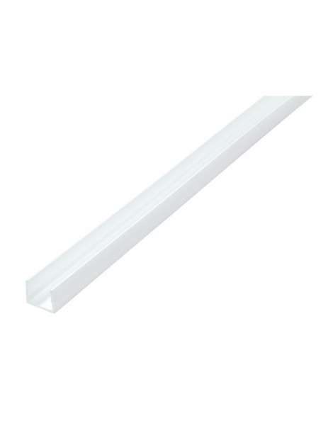 PERFILES  EM U BRANCO 15X15X1.3MM 2.5M