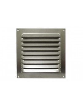 GRELHAS GALVANIZADA VENTILADOR 20X20 MATE INOX