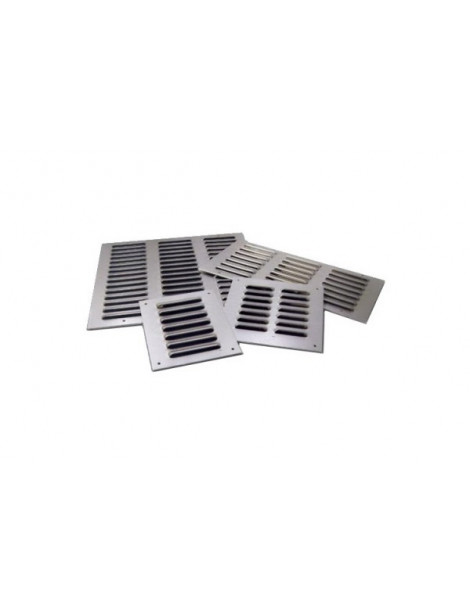 GRELHAS GALVANIZADA VENTILADOR 20X20 MATE INOX