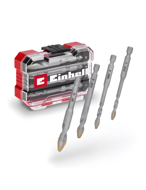 JOGOS BROCAS VIDRO CERÂMICA PROFISSIONAL 4PCS EINHELL