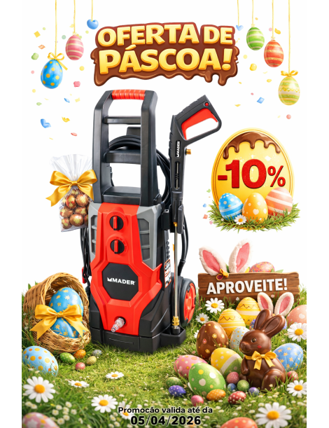 LAVADORA ALTA PRESSÃO MADER 2500W 195BAR