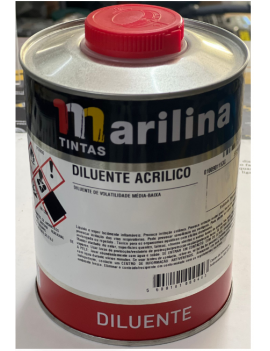 DILUENTES P/TINTA BRISOLINA ACRÍLICO 1LT