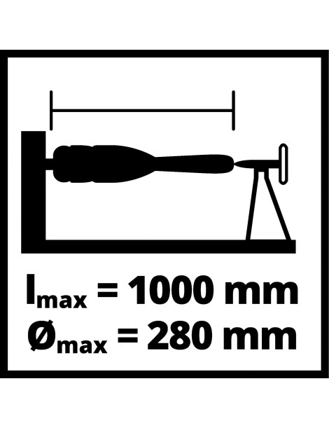TORNO MADEIRA 400W 280MM TC-WW 1000/1 EINHELL REF.4312110