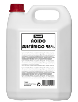 ÁCIDO SULFÚRICO 98% 5LT
