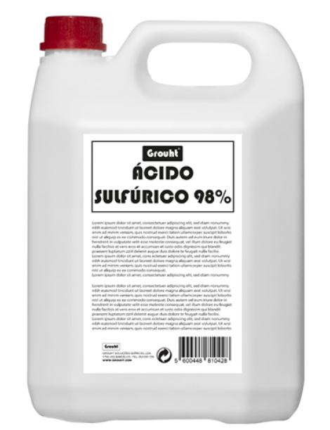 ÁCIDO SULFÚRICO 98% 5LT