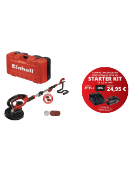 LIXADORA DE TECTO TE-DW 18/225 LI BL - SOLO (REF:4259990) + STARTER KIT 2.5AH (REF:4512097) EINHELL