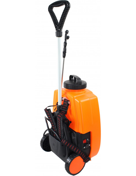 PULVERIZADORES BATERIA 16LT CARRINHO LARANJA MADER REF.49051