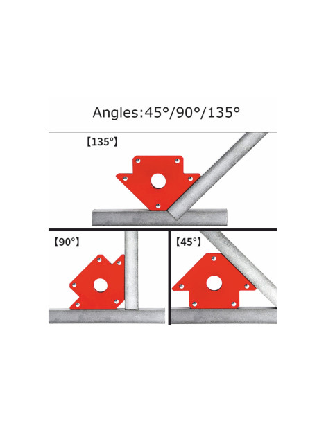 ESQUADROS MAGNÉTICO 11KG P/SOLDAR 85X85MM MADER REF.63497