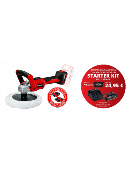 POLIDORA MULTI-ROTAÇÃO CE-CP 18/180 LI E- A BATERIA (REF:2093320) STARTER KIT 2.5AH (REF:4512097) EINHELL