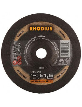 DISCOS C/INOX RHODIUS 180X1.5MM ALPHA XTK70