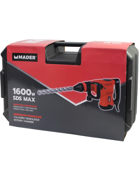 MARTELO DEMOLIDOR 1600W SDS MAX MADER REF.63131