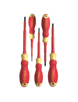 JOGOS CHAVE FENDA ISOLADAS 5PCS 1000V STANLEY REF.STHT65556-0