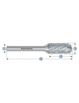 FRESA INOX 8x20x6x65