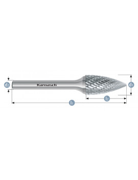 FRESA INOX 6x18x6x50