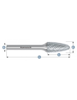 FRESA INOX 8x20x6x65