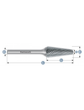 FRESA INOX 10x20x6x65