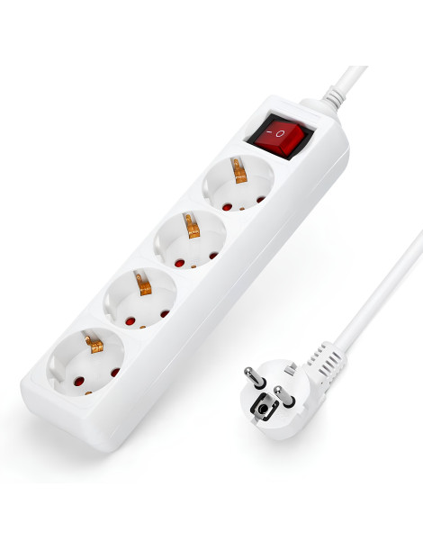 EXTENÇÃO QUADRUPLA 5MT C/INTERRUPTOR REF.1450 EXTENÇÃO QUADRUPLA 5MT C/INTERRUPTOR REF.1450