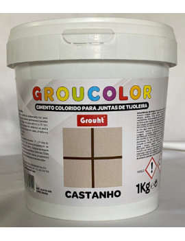 FERMOCOLOR ARGAMASSA COLORIDA 1KG GROUCOLOR CASTANHO