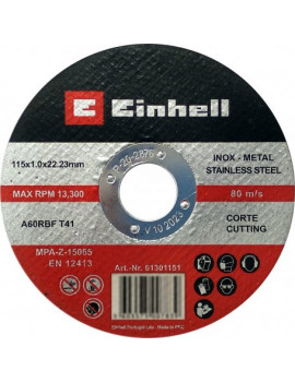 DISCOS C/INOX 115MM CX 10 UNIDADES REF:61301010 EINHELL