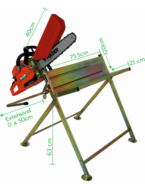 ESTRUTURA P/CORTE DE LENHA MADER REF.69215