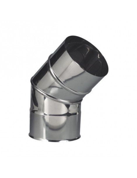 CURVAS P/TUBO INOX 100X45º