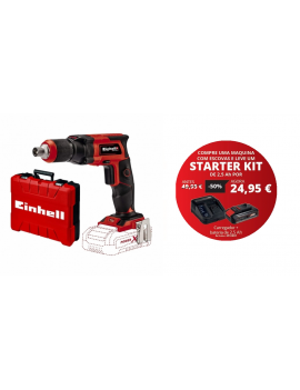 APARAFUSADORAS PLACAS GESSO TE-DY 18 LI- A BATERIA REF:4259980 + STARTER KIT 2.5AH REF:4512097 EINHELL