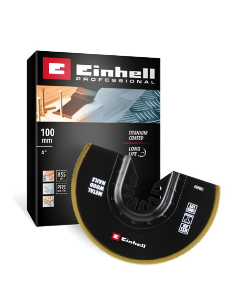 LÂMINA MULTIFERRAMENTAS FERRO TITÂNIO.100MM EINHELL