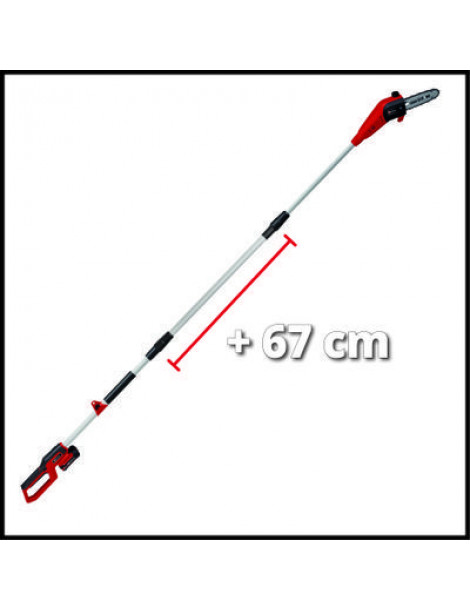 ELECTROSERRA TELESCÓPICA GC-LC 18/20 LI T-SOLO (REF 3410581) + STARTER KIT 2.5AH (REF:4512097) EINHELL