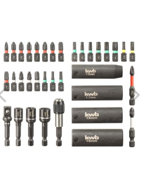 BITS IMPACTO KIT 35PCS KWB REF.49109020