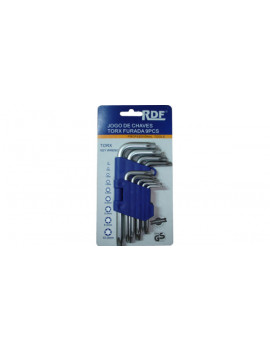 JOGOS CHAVE TORX RDF 9 PCS