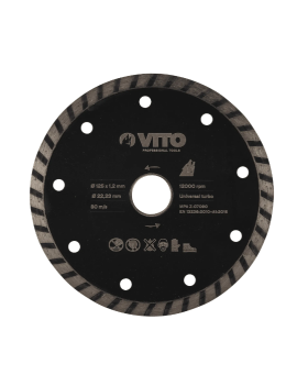 DISCOS DIAMANTE 125MM EXTRA FINO VITO