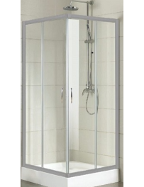 CABINES CHUVEIRO RETANG.PUX70CM X 100 POL/ CR VIDRO LISO