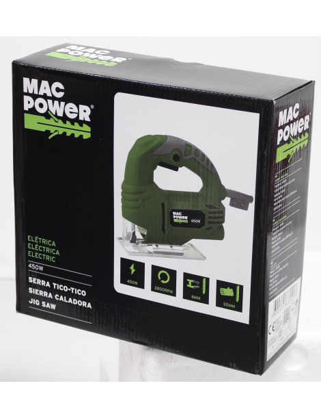 SERRAS RECORTE TICO TICO 450W MAC POWER REF.66041