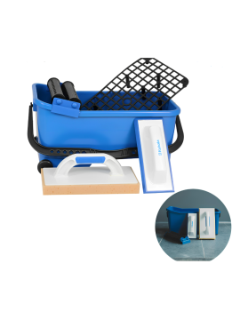 BALDE LIMPEZA PAVIMENTOS 20LT + KIT CERÂMICA KUBALA REF.FK9901